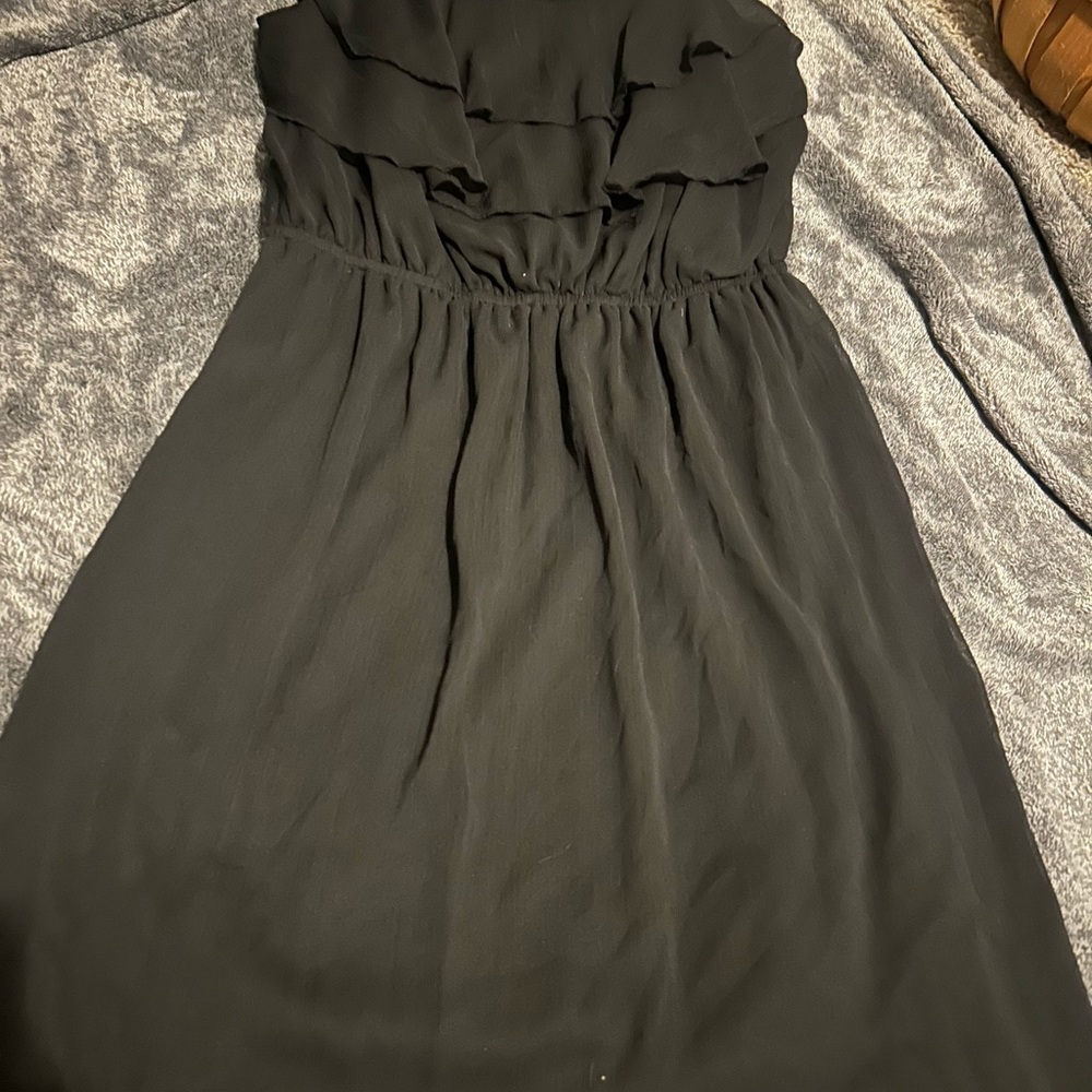 Faded Glory Elegant Black Strapless Dress